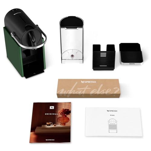 Clovex Pixie – Machine à Café à Capsules Compacte, Vert Foncé