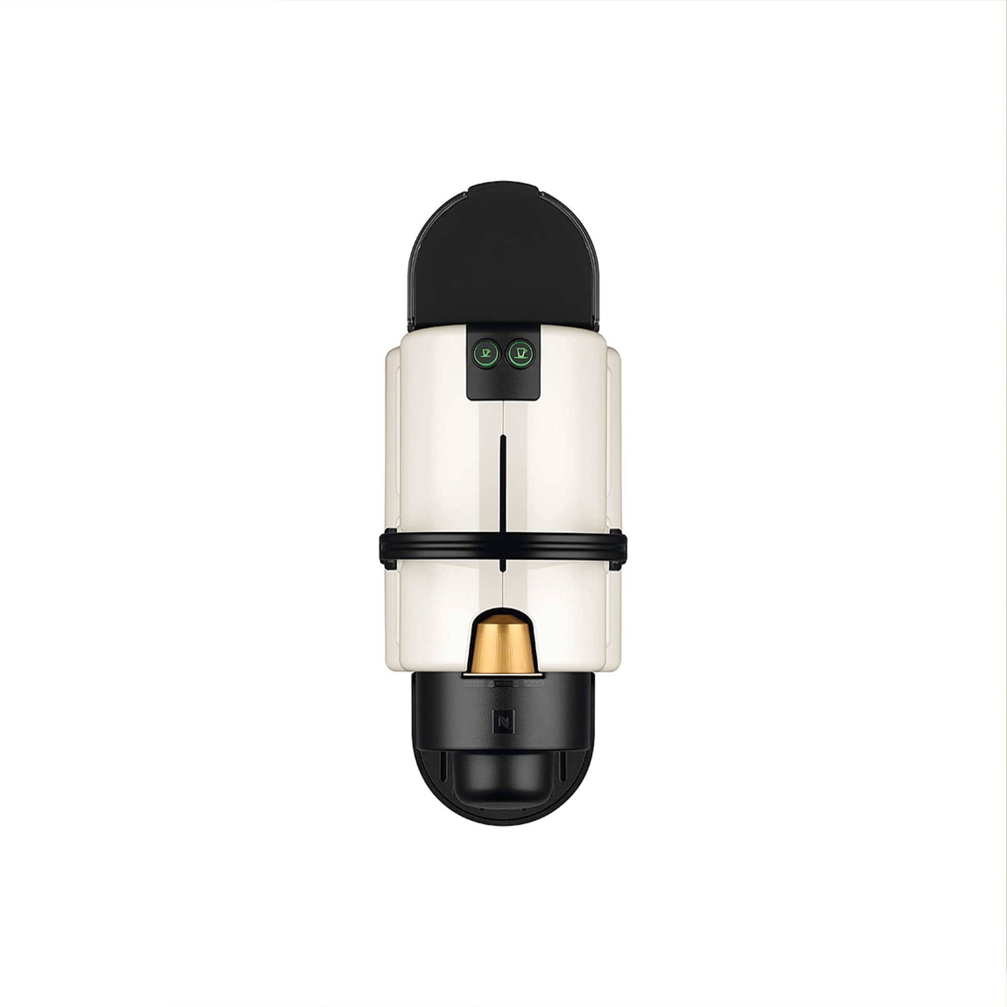 Clovex Inissia – Machine à Café Espresso Compacte, Blanc Brillant