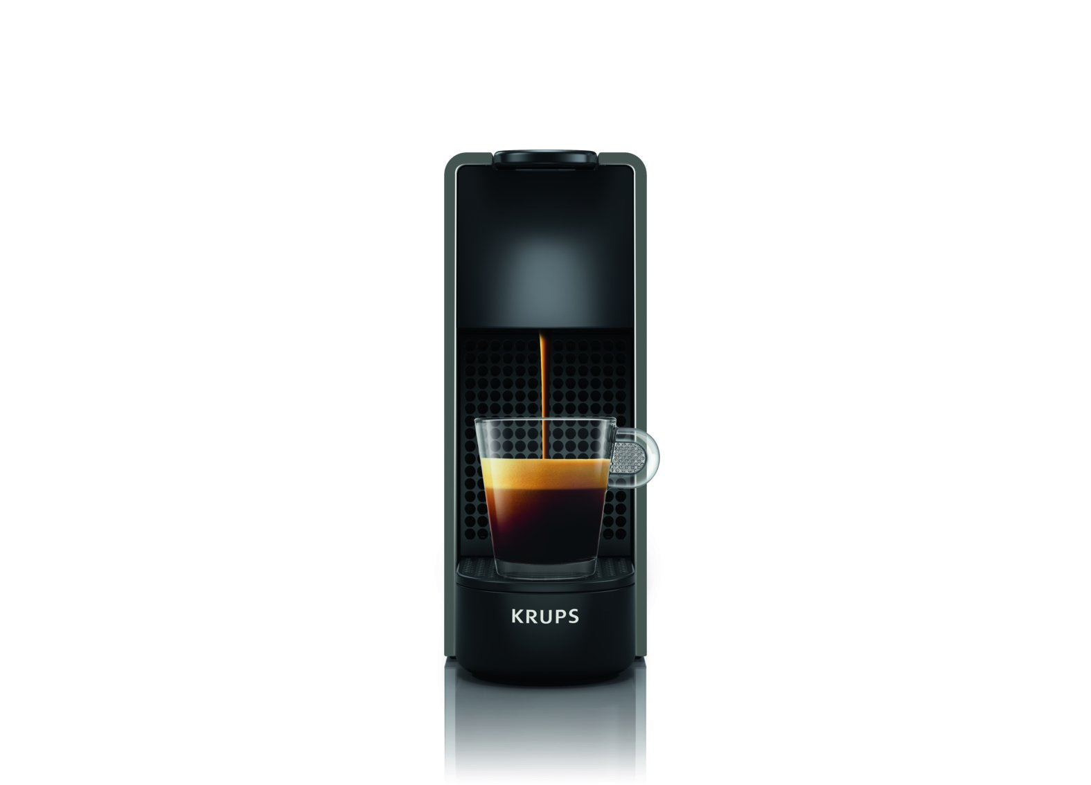 Clovex Essenza Mini – Machine à Café à Capsules Ultracompacte, Gris Intense