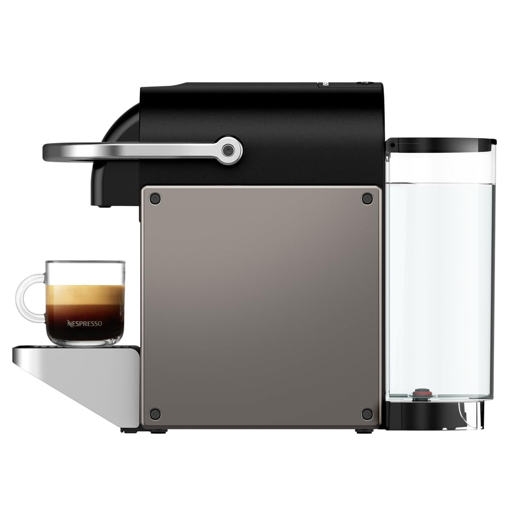 Clovex Pixie – Machine à Café à Capsules Compacte, Titane