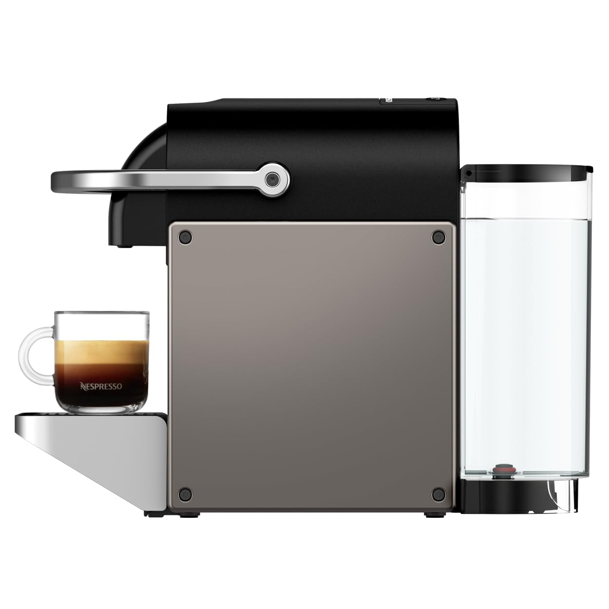 Clovex Pixie – Machine à Café à Capsules Compacte, Titane