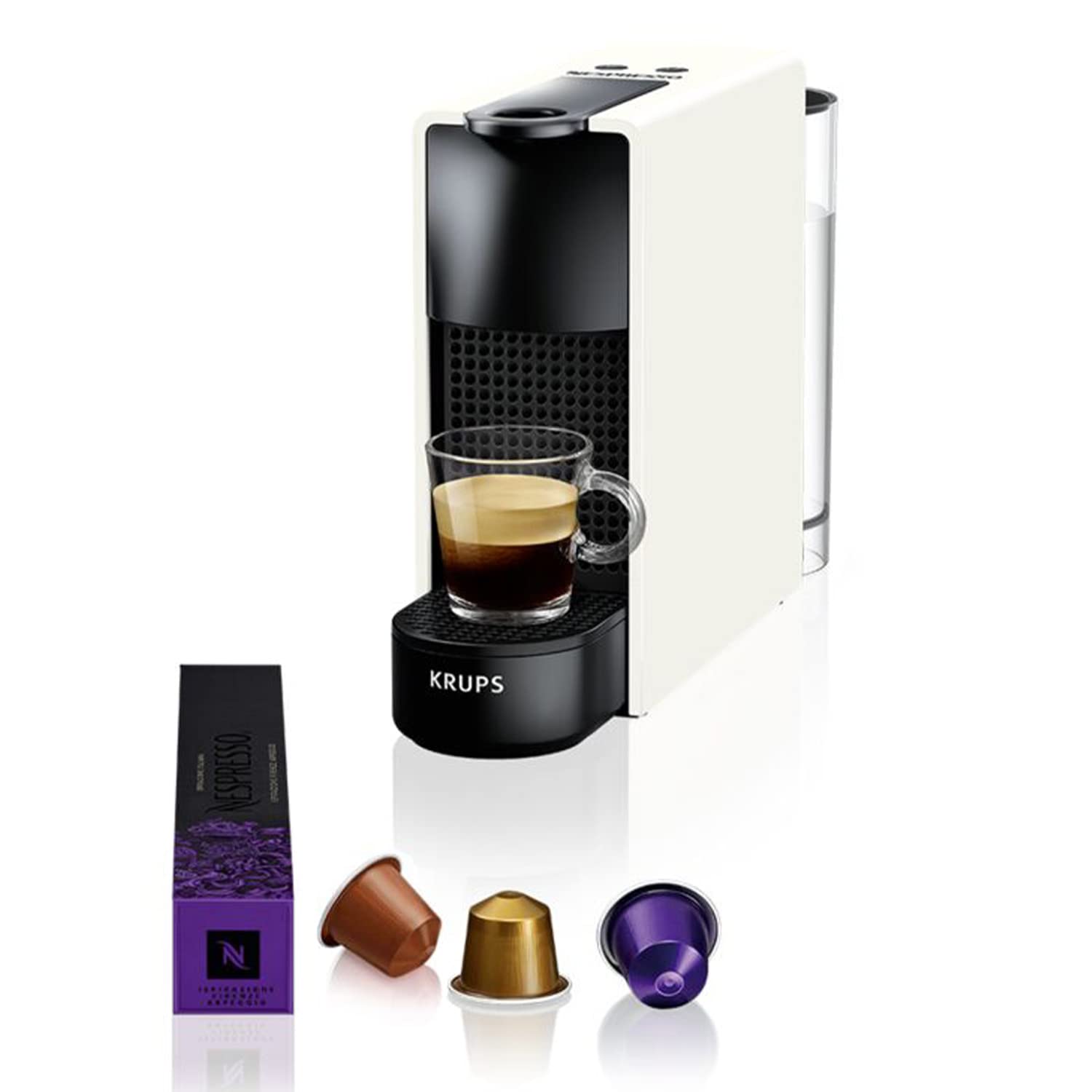 Clovex Essenza Mini – Machine à Café à Capsules Ultracompacte, Blanc