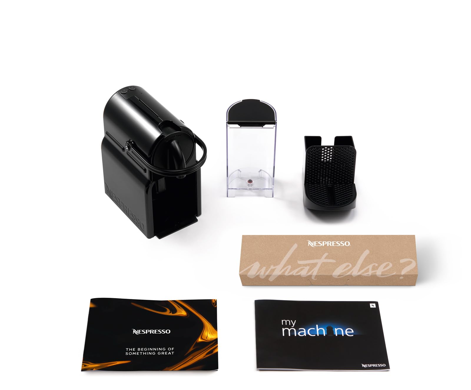 Clovex Inissia – Machine à Café à Capsules Compacte, Noir